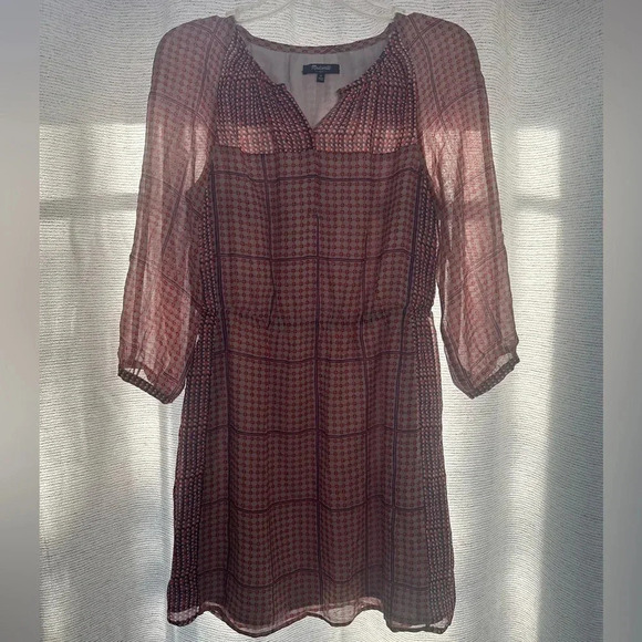 Madewell Dresses & Skirts - NWOT-Women’s Madewell Geometric Print‎ Dress. Size 0.